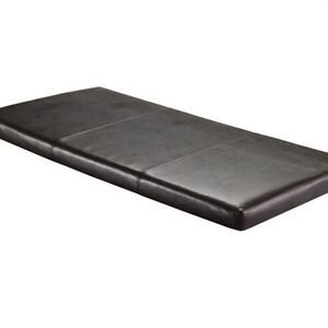 Expresso BROWN Leather Foldable Bench Cushion